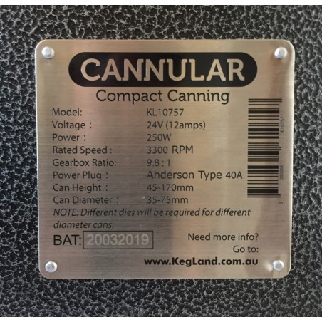 Cannular Compact Semi-Auto Canning Machine