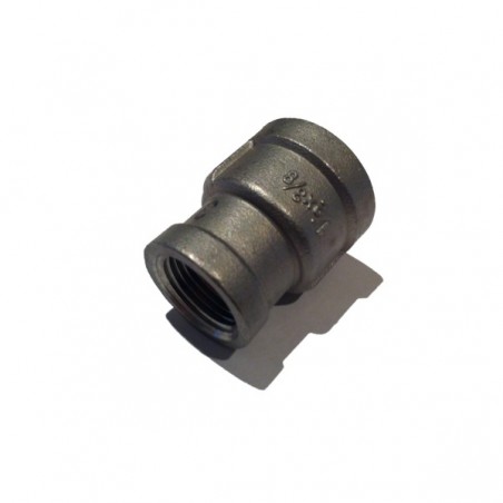1/2" to 3/8" BSP Reducing Socket Stainless Steel SS316-- Stainless Steel Fittings