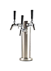 KegLand Series X Kegerator Triple/Quad NukaTap Faucet Tower Kit
