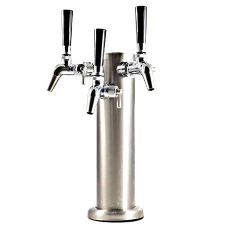 PREORDER-KegLand Series X Kegerator Triple/Quad NukaTap Faucet Tower Kit
