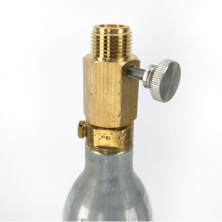 Deluxe SodaStream Cylinder Adapter (with Pin Adjustment)-KegLand- Gas Regulators & Parts