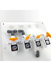 Inline Regulator with integrated gauge 0-60psi - 5/16" (8mm) Push Fit-KegLand- Gas Regulators & Parts
