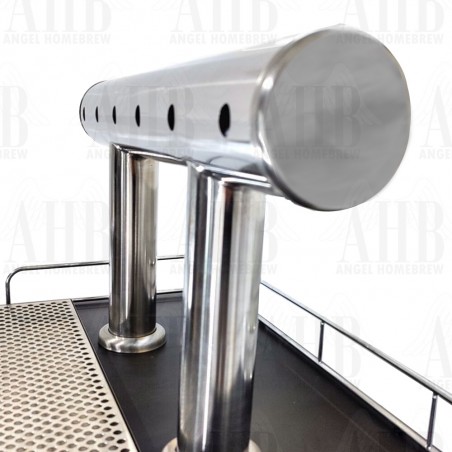 6 Faucet TT Bar Font-Brushed Stainless Steel