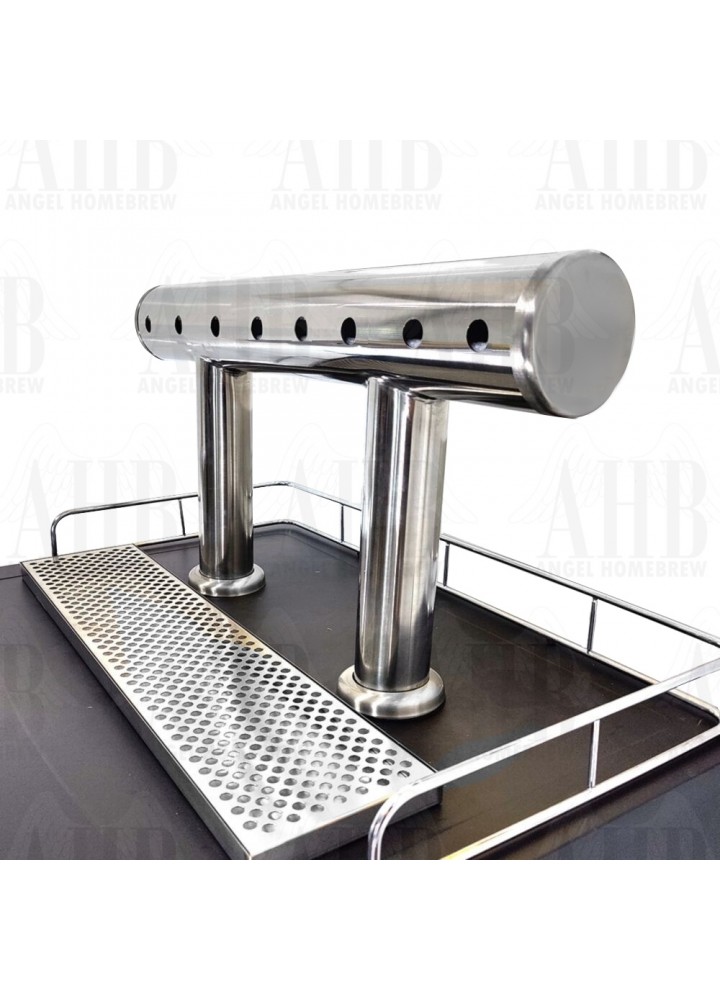 8 Faucet TT Bar Font-Brushed Stainless Steel