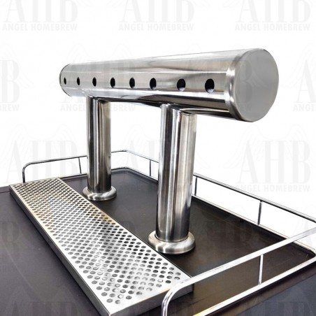 8 Faucet TT Bar Font-Brushed Stainless Steel