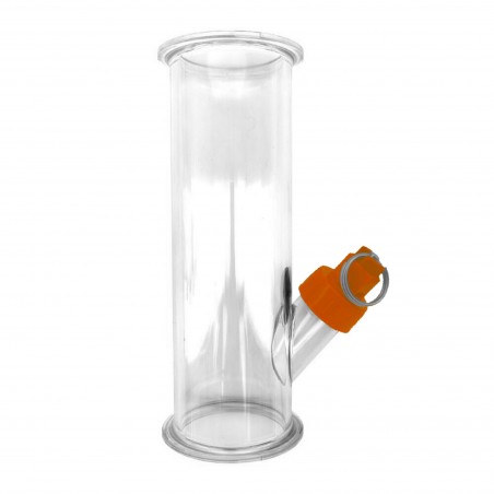 Fermzilla Hop Bong - 2" Tri-Clover - Sight Glass with Black Bottle Cap