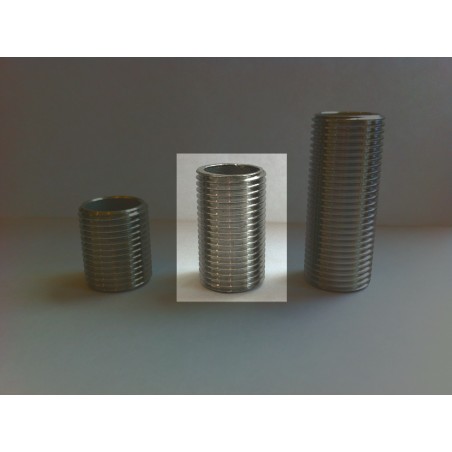 1/2" BSP Parallel Nipple 35mm Long Stainless Steel SS316-- Stainless Steel Fittings