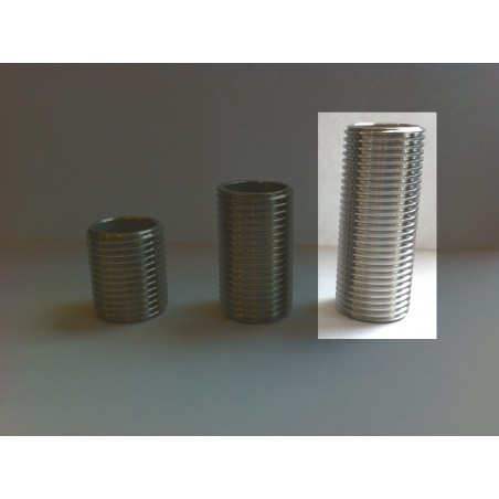 1/2" BSP Parallel Nipple 50mm Long Stainless Steel SS316-- Stainless Steel Fittings