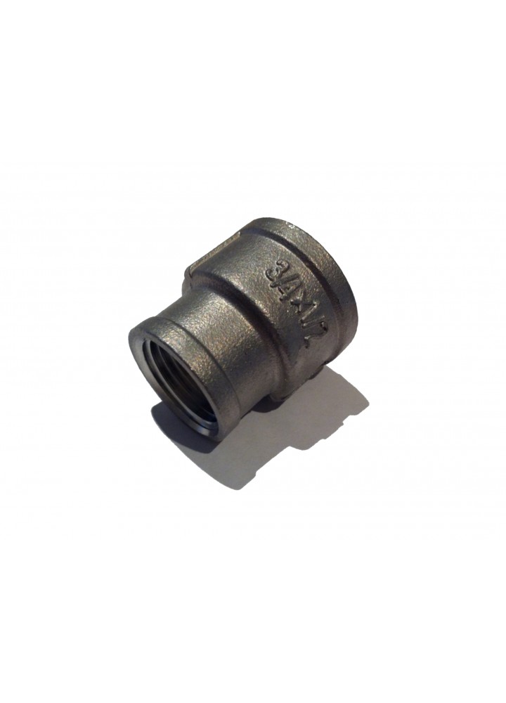3/4" to 1/2" BSP Reducing Socket Stainless Steel SS316-- Stainless Steel Fittings