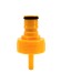 Yellow Plastic Ball Lock Carbonation Cap-KegLand- FermZilla