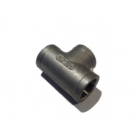1/2" BSP Equal Tee Stainless Steel SS316-- Stainless Steel Fittings