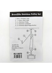 Stainless Steel BrewZilla/BewDevil Double Pulley Set
