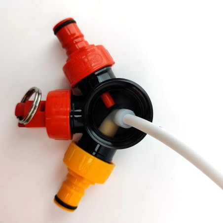 PCO38 Tapping Head Kit (Silicone Elbow, Tube, PRV, Carbonation caps and Filter)-KegLand- Oxebar PET Kegs