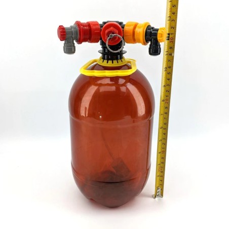 4L PET Oxebar Keg with Cap and Handle (PCO38)-KegLand- Oxebar PET Kegs