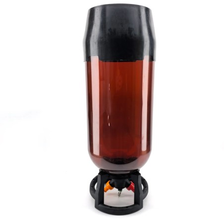 20L Amber PET Keg & Pressure Fermenter Tank (Oxebar)-KegLand- Oxebar PET Kegs