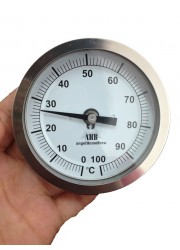 83mm Fixed Head Edelstahl Thermometer