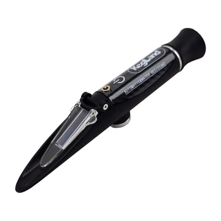 Saber LED Refractometer - Water Resistant - Three Scale (incl Case, Charging Cable)-KegLand- Specific Gravity
