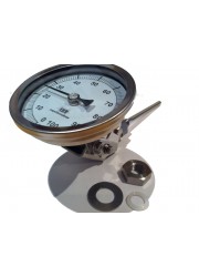 83mm Adjustable Head Stainless Steel Thermometer-- Thermometers and Probes