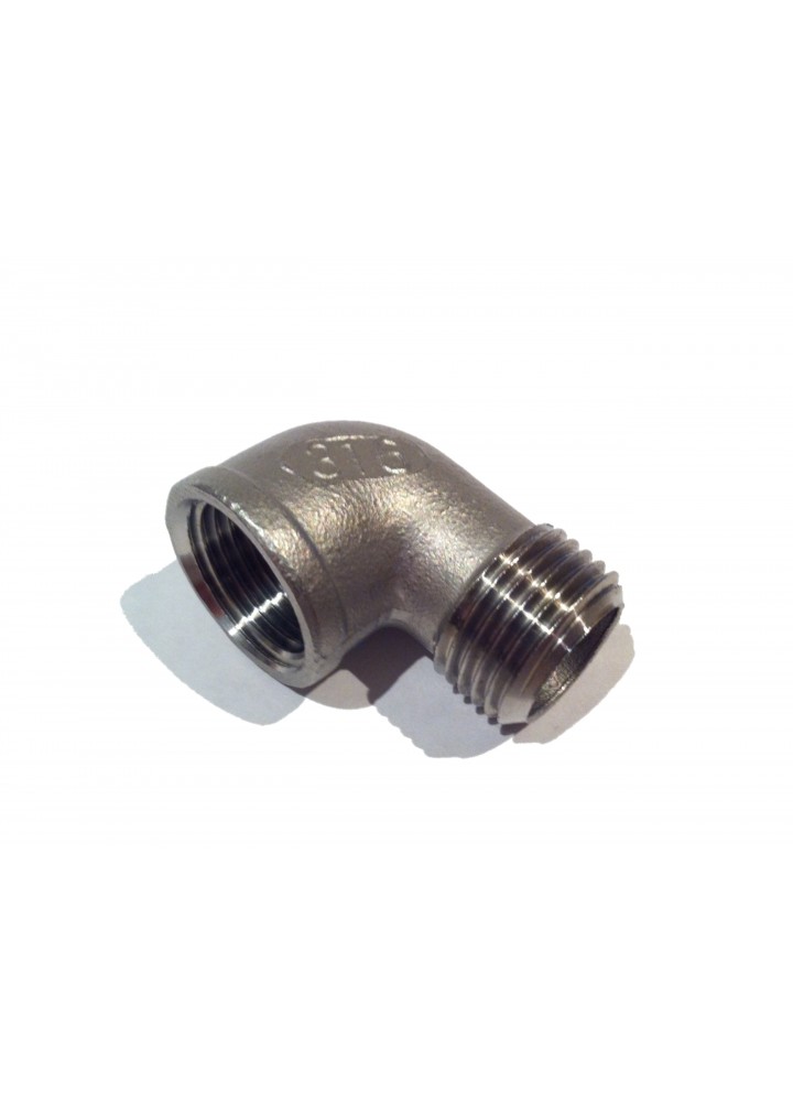 1/2" BSP 90° Street Elbow (Male-Female) Stainless Steel SS316-- Stainless Steel Fittings