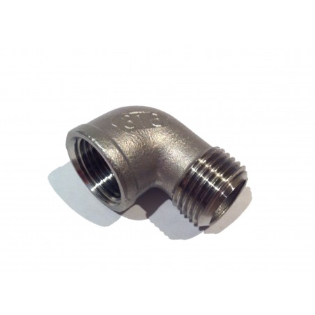 1/2" BSP 90° Street Elbow (Male-Female) Stainless Steel SS316-- Stainless Steel Fittings