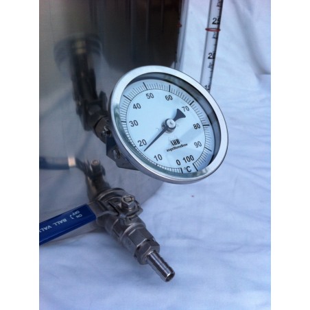 83mm Adjustable Head Stainless Steel Thermometer