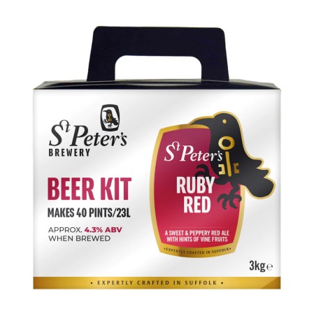 St Peters Ruby Red Ale Beer Kit-St Peters Brewery- Beer Kits