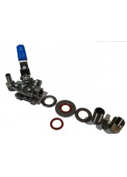 3 Piece 1/2" Weldless Tap Kit Stainless Steel SS316-Angel Homebrew- Valves and Tap Kits