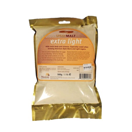 Muntons Extra Light Dry Malt Extract (DME) 500g-Muntons- Malt Extract