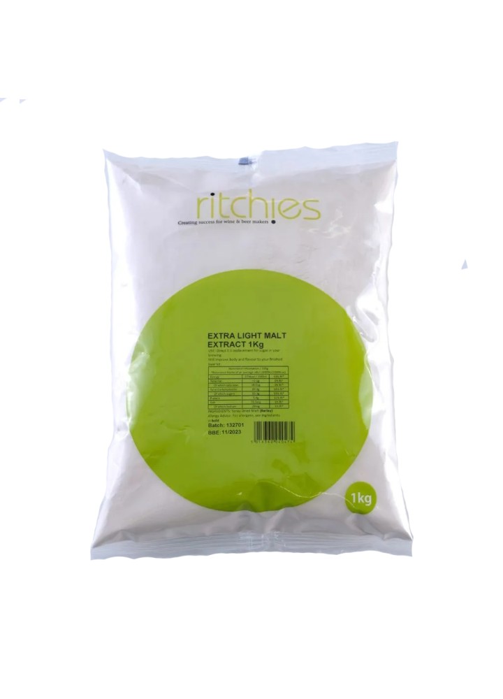 Ritchies Extra Light Dry Malt Extract (DME) - 1kg