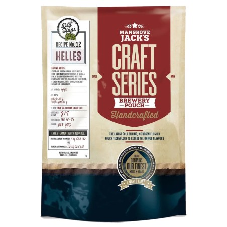 MJ Helles Lager Craft Series Beer Kit - 1.8kg-Mangrove Jack's- Beer Kits