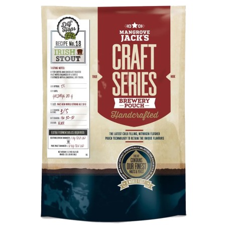 MJ Irish Stout with Golding Hop Craft Series Beer Kit - 2.2kg-Mangrove Jack's- Beer Kits