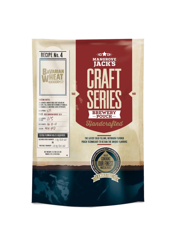 MJ Bavarian Wheat Craft Series Beer Kit - 2.2kg-Mangrove Jack's- Beer Kits