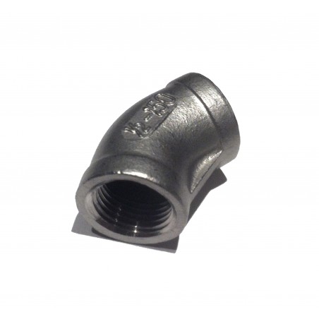 1/2" BSP 45° Elbow Stainless Steel SS316-- Stainless Steel Fittings