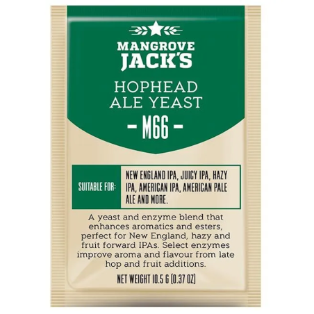 MJ Craft Series Hophead Ale Yeast M66 - 10.5g-Mangrove Jack's- Yeasts