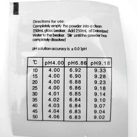 Buffer Powders (4.00/6.86/9.18) 3 kinds per bag