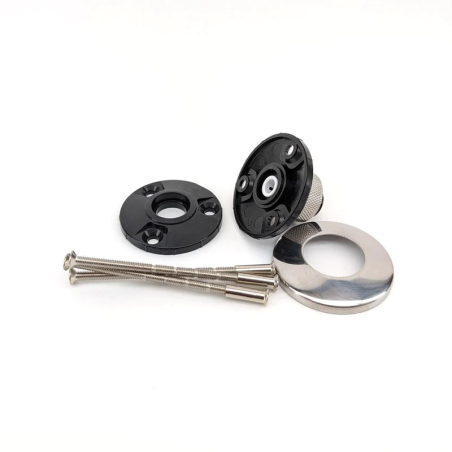 NukaTap Mini - Wall Mount Shank Kit (duotight 8mm 5/16)-KegLand- Faucets and Shanks