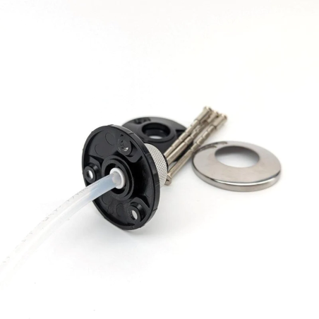 NukaTap Mini - Wall Mount Shank Kit (duotight 8mm 5/16)-KegLand- Faucets and Shanks