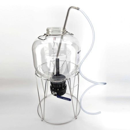 57cm Stainless Jiggler Auto Siphon-KegLand- Plastic Fermenters