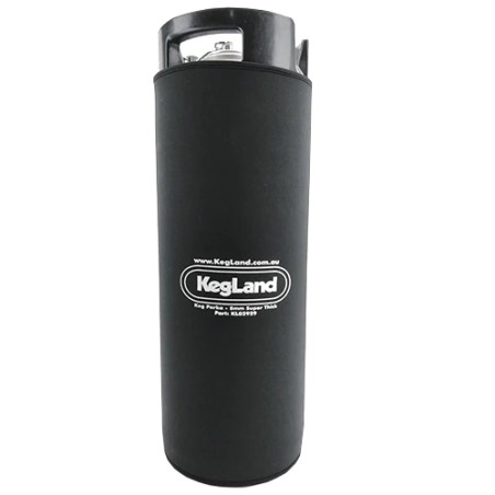 Parka for 19L Kegs (Super Thick Black) / 19L Keg Insulating Sleeve-KegLand- Kegs, Spares and Accessories