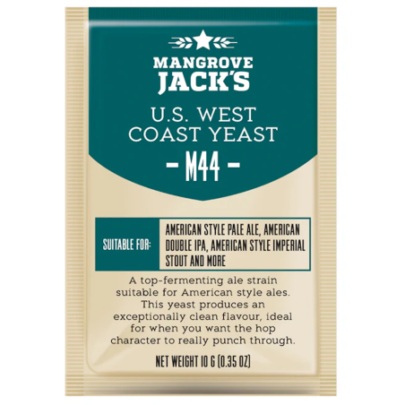 MJ Craft Series West Coast Yeast M44 - 10g-Mangrove Jack's- Yeasts