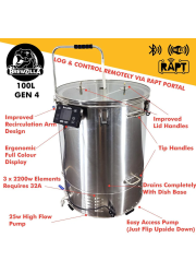 BrewZilla Gen 4 100L All-In-One Microbrewery-KegLand- Brewzilla Microbrewery