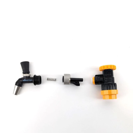 NukaTap Mini Flow Control Ball Lock Setup-KegLand- Faucets and Shanks