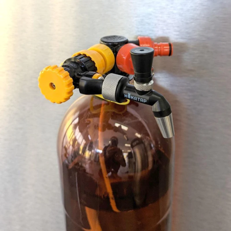 NukaTap Mini Flow Control Ball Lock Setup-KegLand- Faucets and Shanks
