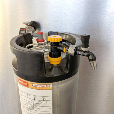 NukaTap Mini Flow Control Ball Lock Setup-KegLand- Faucets and Shanks
