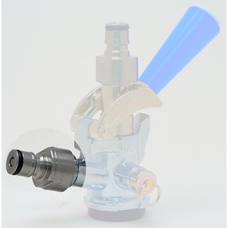 5/8" BSP to Gas Ball Lock Post Adaptor (Keg Connector Adaptor)-KegLand- Ball Lock Disconnect Fittings