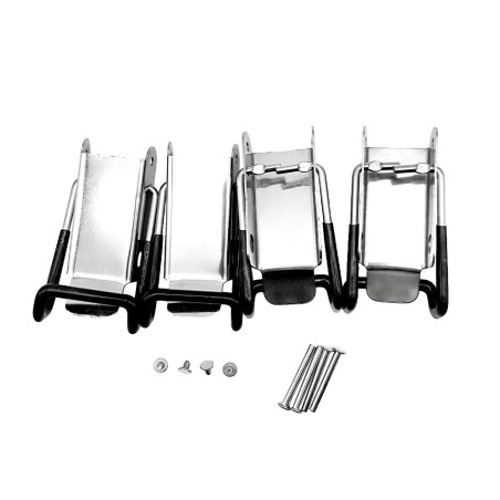 Stainless Lid Clamp Set (4 Pieces) for BrewZilla and DigiBoil-KegLand- Spares