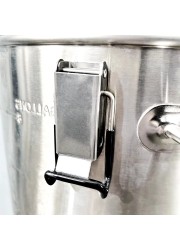 Stainless Lid Clamp Set (4 Pieces) for BrewZilla and DigiBoil-KegLand- Spares