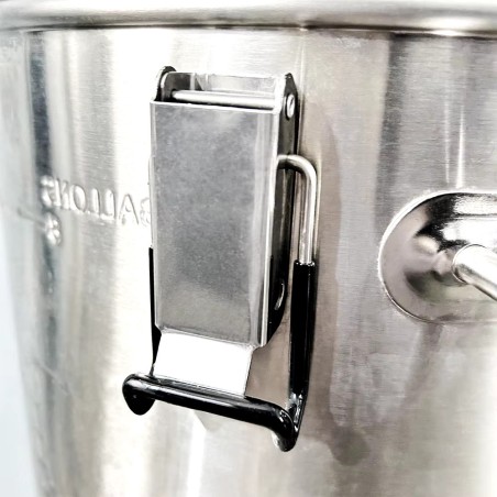 Stainless Lid Clamp Set (4 Pieces) for BrewZilla and DigiBoil-KegLand- Spares