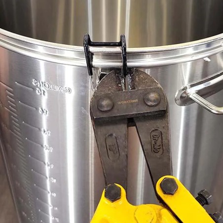 Stainless Lid Clamp Set (4 Pieces) for BrewZilla and DigiBoil-KegLand- Spares