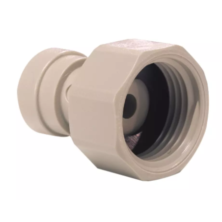 JG 3/4” BSP Female Adaptor Flat End to 3/8" Push Fit-John Guest- John Guest Fittings